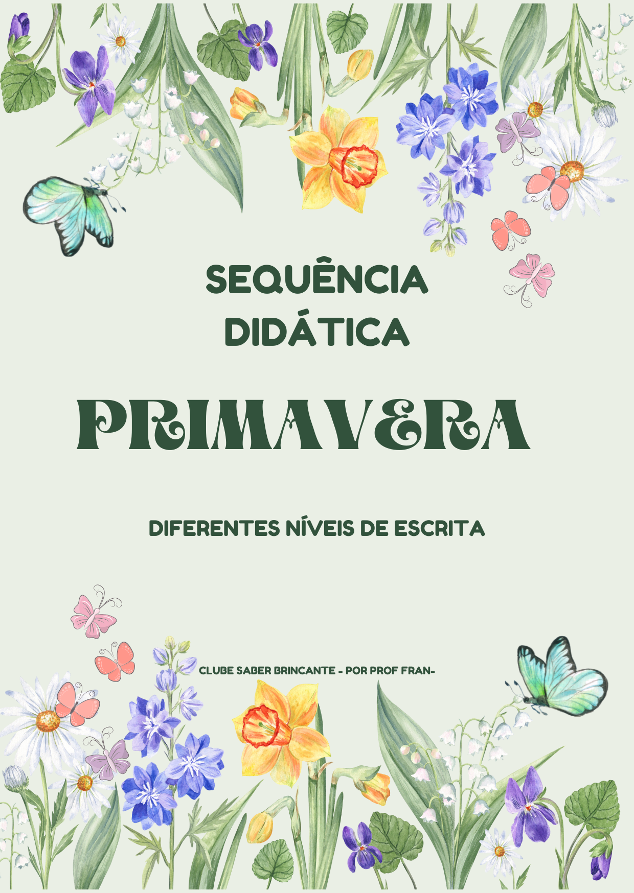 Sequência didática As borboletas